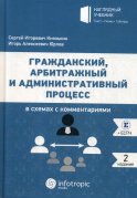 Гражданский, арбитражный и административный процесс в схемах с комментариями. 2-е изд., доп. и перераб