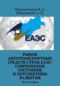 Рынок автотранспортных средств стран ЕАЭС: современное состояние и перспективы развития. Монография