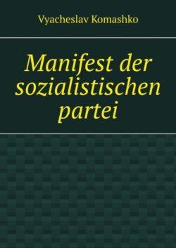 Manifest der sozialistischen partei