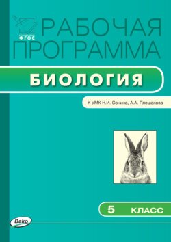 Рабочая программа по биологии. 5 класс