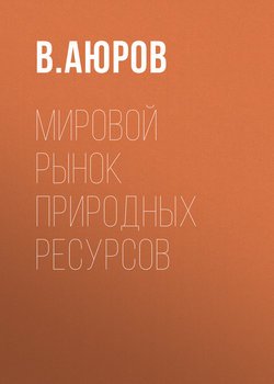 Мировой рынок природных ресурсов