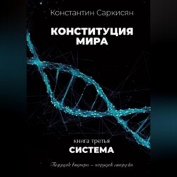 Конституция мира. Книга третья. Система