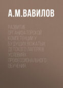 Развитие организаторской компетенции у будущих вожатых детского лагеря в условиях профессионального обучения