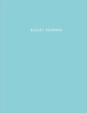 Блокнот в точку: Bullet Journal (бирюзовый, 144 c., пружина)