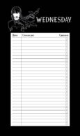 Блок для записей с отрывными листами (to-do list). Уэнсдей (11х19 см, 64 л.)