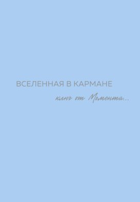 Вселенная в кармане. Ключ от момента Вселенная в кармане. Ключ от момента