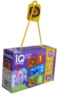 IQ игры для запуска речи. Парочки. Посчитай сколько. 2+ (пазлы)