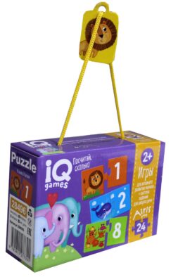 IQ игры для запуска речи. Парочки. Посчитай сколько. 2+ (пазлы)