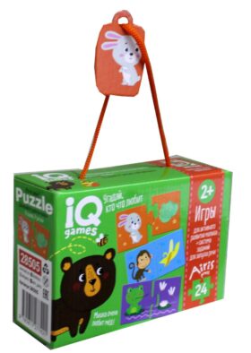 IQ игры для запуска речи. Парочки. Угадай, кто что любит 2+ (пазлы)
