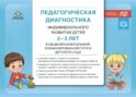 Педагогическая диагностика индивидуального развития детей 2-3 лет в общеобразовательной/комбинированной группе детского сада