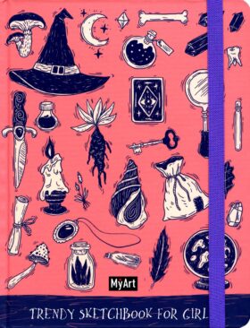 MyArt. Trendy sketchbook for girls. Волшебство (64 листа)