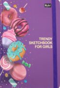 MyArt. Trendy sketchbook for girls. Пончики (64 листа)