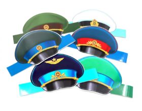 КМА-14800 Комплект масок-ободков для группы детского сада. 23 февраля. Военные профессии (6 шт. в комплекте)