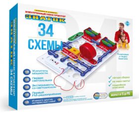 Электронный конструктор знаток "34 схемы". От 5 до 95 лет