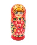 Матрешка Ниночка оранжевая (5 матрешек, 14см)