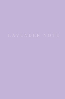 Lavender Note. Мои лавандовые мечты. Блокнот с цветными страницами (А5, обложка на ткани с тиснением фольгой)