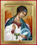 Икона Ангела Хранителя (с младенцем) (на дереве): 125 х 160