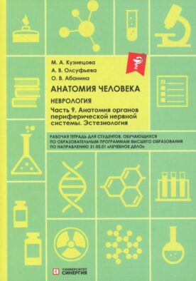 Анатомия человека: Неврология. Ч. 9: Анатомия органов периферической нервной системы. Эстезиология: рабочая тетрадь
