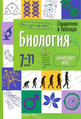 Справочник в таблицах. Биология. 7-11 кл
