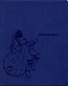Дневник школьный (Космонавт) (вивелла, сине-серый)