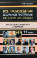 Все произведения школьной программы в кратком изложении. Русская и зарубежная литература. 11 кл
