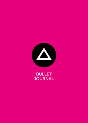 Блокнот. Bullet journal (треугольник) (по мотивам сериала "Игра в кальмара") (формат А4, мягкая обложка, круглые углы)
